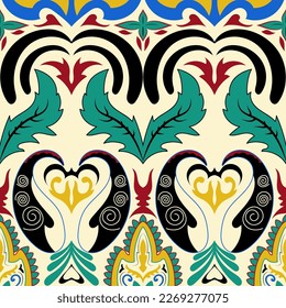 Ethnic pattern. Seamless Geometric Tribal Indigenous T-shirt Embroidery, Carpet, Wallpaper, Wrap,