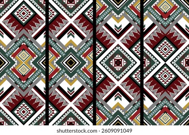 ethnic pattern seamless ,geometric ethnic pattern ,Tribal geometric seamless patterns, ethnic design, hipster backdrop, wallpaper Background, Design curtain, carpet ,fabric ,textile	