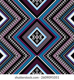 ethnic pattern seamless ,geometric ethnic pattern ,Tribal geometric seamless patterns, ethnic design, hipster backdrop, wallpaper Background, Design curtain, carpet ,fabric ,textile	
