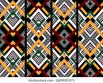 ethnic pattern seamless ,geometric ethnic pattern ,Tribal geometric seamless patterns, ethnic design, hipster backdrop, wallpaper Background, Design curtain, carpet ,fabric ,textile	