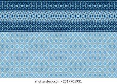 Ethnic pattern seamless geometric,Aztec embroidery border seamless patterns.ethnic pattern seamless,  pattern art wallpaper Background, Design for fabric, curtain, carpet ,geometry seamless pattern