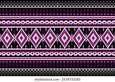 Ethnic pattern seamless geometric,Aztec embroidery border seamless patterns.ethnic pattern seamless,  pattern art wallpaper Background, Design for fabric, curtain, carpet ,geometry seamless pattern
