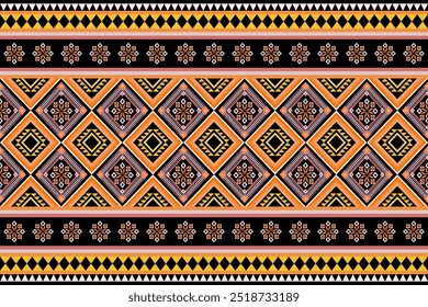 Patrón étnico geométrico sin fisuras, bordado azteca patrones sin fisuras. patrón étnico sin fisuras, patrón de Fondo de pantalla de arte de fondo, diseño para tela, cortina, alfombra, geometría sin fisuras patrón