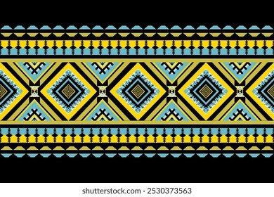 Patrón étnico geométrico sin fisuras, bordado azteca patrones sin fisuras. patrón étnico sin fisuras, patrón de Fondo de pantalla de arte de fondo, diseño para tela, cortina, alfombra, geometría sin fisuras patrón