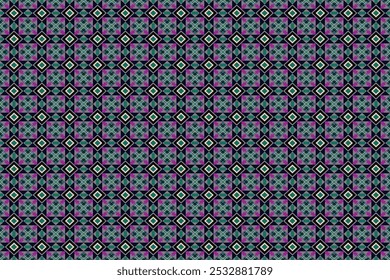 Ethnic pattern seamless geometric,Aztec embroidery border seamless patterns.ethnic pattern seamless,  pattern art wallpaper Background, Design for fabric, curtain, carpet ,geometry seamless pattern