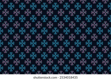 Ethnic pattern seamless geometric,Aztec embroidery border seamless patterns.ethnic pattern seamless,  pattern art wallpaper Background, Design for fabric, curtain, carpet ,geometry seamless pattern