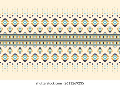 Ethnic pattern seamless geometric,Aztec embroidery border seamless patterns.ethnic pattern seamless,  pattern art wallpaper Background, Design for fabric, curtain, carpet ,geometry seamless pattern