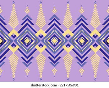 Ethnic pattern seamless.
pastel colorful.
Folk embroidery style.Tribal native traditional pattern. 
Design for fabric,clothing,cover,textile,wallpaper,carpet,batik,home decor,art,vector illustration.