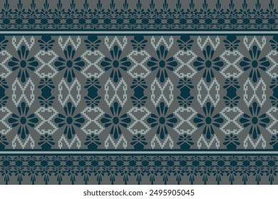 Ethnic pattern seamless pixel art for Fabric geometric ethnic pattern seamless,Pixel pattern art wallpaper Background, Design for fabric, curtain, carpet ,geometry seamless pattern art illustration