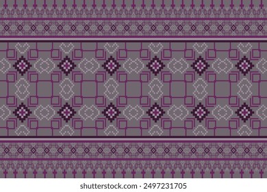 Patrón étnico arte de píxeles sin fisuras para tela patrón étnico geométrico sin fisuras, patrón de píxeles de fondo de Fondo de pantalla de arte, diseño para tela, cortina, alfombra, geometría sin fisuras ilustración de arte