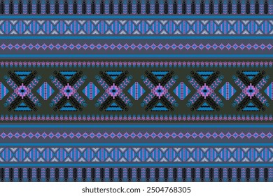 Ethnic pattern seamless pixel art for Fabric geometric ethnic pattern seamless,Pixel pattern art wallpaper Background, Design for fabric, curtain, carpet ,geometry seamless pattern art illustration