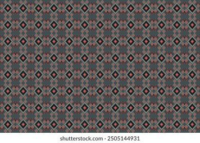 Ethnic pattern seamless pixel art for Fabric geometric ethnic pattern seamless,Pixel pattern art wallpaper Background, Design for fabric, curtain, carpet ,geometry seamless pattern art illustration