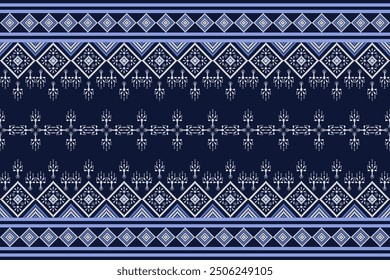 Ethnic pattern seamless pixel art for Fabric geometric ethnic pattern seamless,Pixel pattern art wallpaper Background, Design for fabric, curtain, carpet ,geometry seamless pattern art illustration