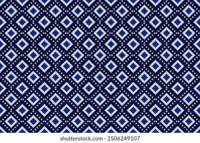 Ethnic pattern seamless pixel art for Fabric geometric ethnic pattern seamless,Pixel pattern art wallpaper Background, Design for fabric, curtain, carpet ,geometry seamless pattern art illustration