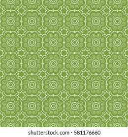 Ethnic pattern. Seamless vector illustration. Abstract geometric repeat backdrop. For decoration, wallpaper, print, fabric