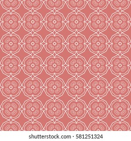 Ethnic pattern. Seamless vector illustration. Abstract geometric repeat backdrop. For decoration, wallpaper, print, fabric