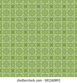 Ethnic pattern. Seamless vector illustration. Abstract geometric repeat backdrop. For decoration, wallpaper, print, fabric