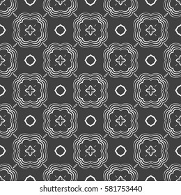 Ethnic pattern. Seamless vector illustration. For decoration, wallpaper, print, fabric