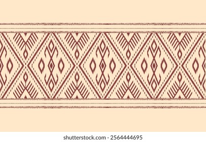 Ethnic pattern seamless.Design for background ,curtain, carpet, wallpaper, clothing, wrapping, Batik, vector illustration.