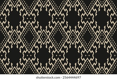Ethnic pattern seamless.Design for background ,curtain, carpet, wallpaper, clothing, wrapping, Batik, vector illustration.