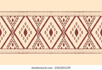 Ethnic pattern seamless.Design for background ,curtain, carpet, wallpaper, clothing, wrapping, Batik, vector illustration.