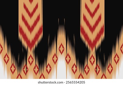 Ethnic pattern seamless.Design for background ,curtain, carpet, wallpaper, clothing, wrapping, Batik, vector illustration.