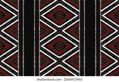 Ethnic pattern seamless.Design for background ,curtain, carpet, wallpaper, clothing, wrapping, Batik, vector illustration.