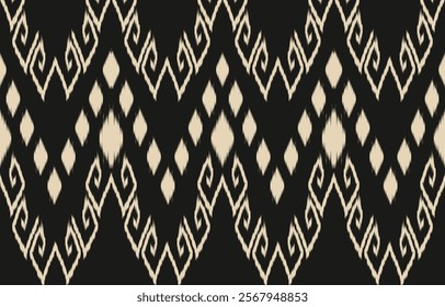 Ethnic pattern seamless.Design for background ,curtain, carpet, wallpaper, clothing, wrapping, Batik, vector illustration.