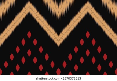 Ethnic pattern seamless.Design for background ,curtain, carpet, wallpaper, clothing, wrapping, Batik, vector illustration.