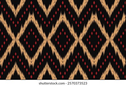 Ethnic pattern seamless.Design for background ,curtain, carpet, wallpaper, clothing, wrapping, Batik, vector illustration.