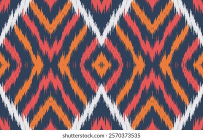 Ethnic pattern seamless.Design for background ,curtain, carpet, wallpaper, clothing, wrapping, Batik, vector illustration.