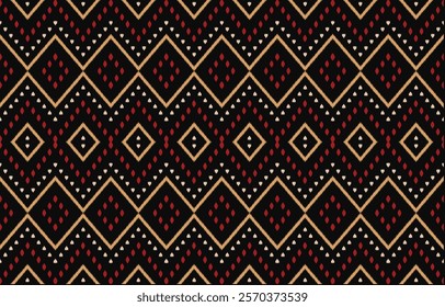 Ethnic pattern seamless.Design for background ,curtain, carpet, wallpaper, clothing, wrapping, Batik, vector illustration.