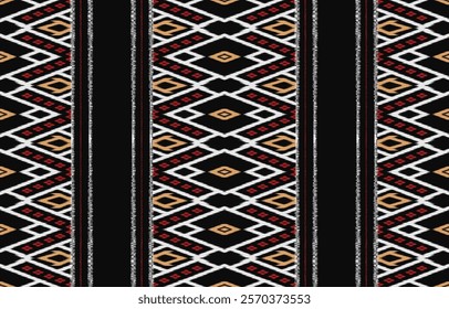 Ethnic pattern seamless.Design for background ,curtain, carpet, wallpaper, clothing, wrapping, Batik, vector illustration.