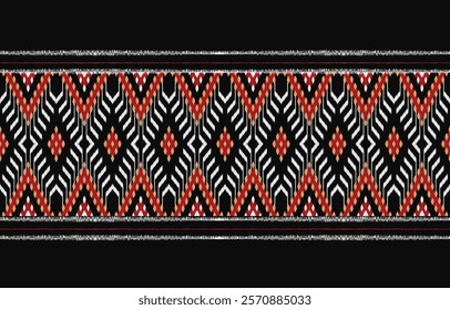 Ethnic pattern seamless.Design for background ,curtain, carpet, wallpaper, clothing, wrapping, Batik, vector illustration.