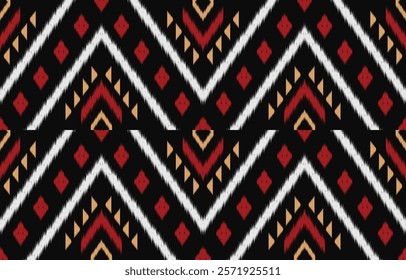 Ethnic pattern seamless.Design for background ,curtain, carpet, wallpaper, clothing, wrapping, Batik, vector illustration.