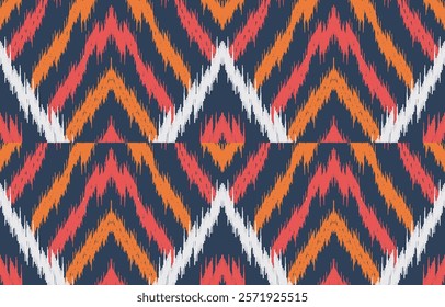 Ethnic pattern seamless.Design for background ,curtain, carpet, wallpaper, clothing, wrapping, Batik, vector illustration.