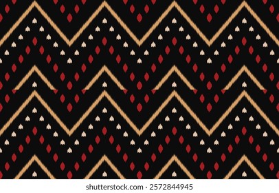 Ethnic pattern seamless.Design for background ,curtain, carpet, wallpaper, clothing, wrapping, Batik, vector illustration.