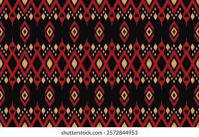 Ethnic pattern seamless.Design for background ,curtain, carpet, wallpaper, clothing, wrapping, Batik, vector illustration.
