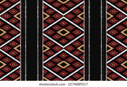 Ethnic pattern seamless.Design for background ,curtain, carpet, wallpaper, clothing, wrapping, Batik, vector illustration.