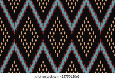 Ethnic pattern seamless.Design for background ,curtain, carpet, wallpaper, clothing, wrapping, Batik, vector illustration.