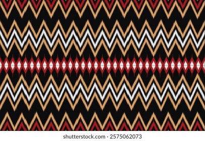 Ethnic pattern seamless.Design for background ,curtain, carpet, wallpaper, clothing, wrapping, Batik, vector illustration.