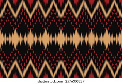 Ethnic pattern seamless.Design for background ,curtain, carpet, wallpaper, clothing, wrapping, Batik, vector illustration.