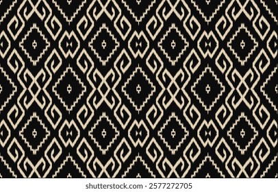 Ethnic pattern seamless.Design for background ,curtain, carpet, wallpaper, clothing, wrapping, Batik, vector illustration.