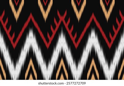 Ethnic pattern seamless.Design for background ,curtain, carpet, wallpaper, clothing, wrapping, Batik, vector illustration.