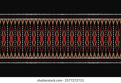 Ethnic pattern seamless.Design for background ,curtain, carpet, wallpaper, clothing, wrapping, Batik, vector illustration.