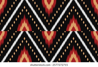 Ethnic pattern seamless.Design for background ,curtain, carpet, wallpaper, clothing, wrapping, Batik, vector illustration.
