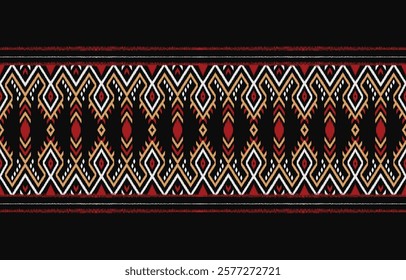 Ethnic pattern seamless.Design for background ,curtain, carpet, wallpaper, clothing, wrapping, Batik, vector illustration.