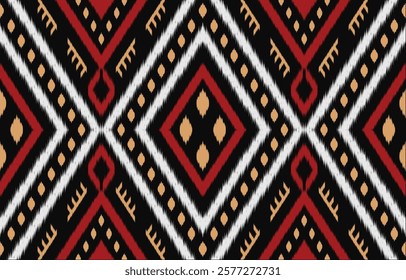 Ethnic pattern seamless.Design for background ,curtain, carpet, wallpaper, clothing, wrapping, Batik, vector illustration.