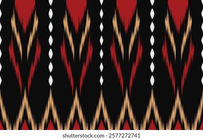 Ethnic pattern seamless.Design for background ,curtain, carpet, wallpaper, clothing, wrapping, Batik, vector illustration.