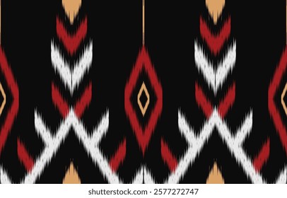 Ethnic pattern seamless.Design for background ,curtain, carpet, wallpaper, clothing, wrapping, Batik, vector illustration.